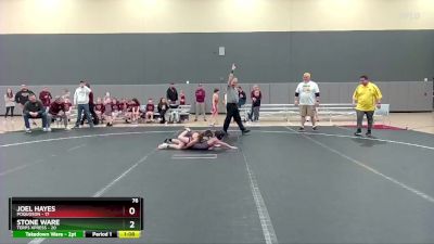 76 lbs Round 1 (6 Team) - Joel Hayes, Poquoson vs Stone Ware, Terps Xpress