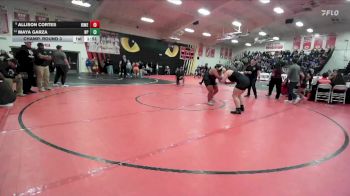 235 lbs Champ. Round 3 - Allison Cortes, Rio Mesa vs Maya Garza, Newbury Park