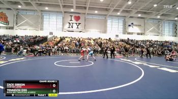 128 lbs Champ. Round 2 - Tennison Eiss, Black Belt Wrestling Academy vs Zack Gibson, Club Not Listed