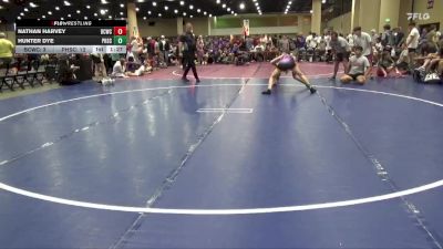 126 lbs Round 1 (6 Team) - Nathan Harvey, Black Creek WC vs Hunter Dye, Powerhouse