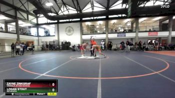 146-160 lbs Cons. Semi - Zayne Zinkgraf, Vandalia Jr High School vs Logan Stout, Heyworth