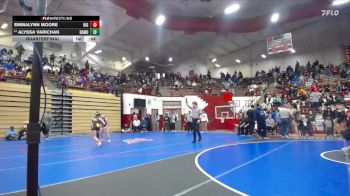 135 lbs Quarterfinal - Alyssa Varichak, Griffith vs Emmalynn Moore, Highland