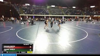 117 lbs Champ. Round 2 - Pierre Shield, Iowa vs Anakin Deppe, DC Elite Wrestling