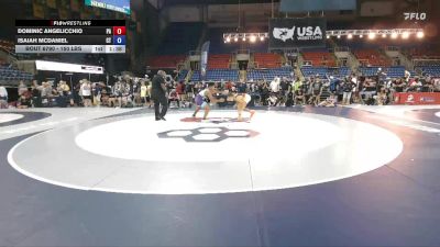 150 lbs Cons. Rd Of 64 - Dominic Angelicchio, PA vs Isaiah McDaniel, CT