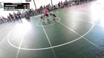 76-85 lbs Champ. Round 1 - David Wisbrock, Southside Outlaws Wrestling Cl vs Teddy Millard, Rochelle Wrestling Club