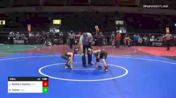 69 lbs Quarterfinal - Jayden Mattern Badillo, Bison WC vs Hayden Nozie, Roughriders