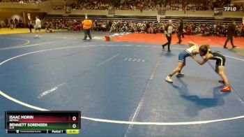 72 lbs 5th Place Match - Isaac Morin, Bemidji vs Bennett Sorensen, K-M