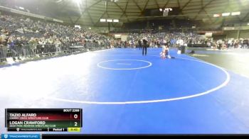 70 lbs 3rd Place Match - Logan Crawford, Deer Park Ironman Wrestling Club vs Tazio Alfaro, Cherry Creek Wrestling Club