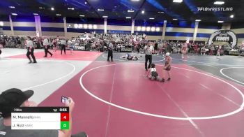 73 lbs Quarterfinal - Marcarlo Mannello, Mannello Domus Autem Bello vs Jordan Ruiz, Hawkeye/Speakeasy WC