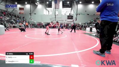 91-98 lbs Rr Rnd 3 - Chloe Kelly, Hennessey Takedown Club vs Zoey Vaughn, Sperry Wrestling Club