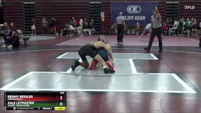 132 lbs Cons. Round 1 - Kale Leymaster, Xavier, Cedar Rapids vs Remmy Ressler, Independence