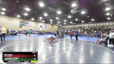 138 lbs Cons. Round 7 - Andrew Myers, Liberty (Bakersfield) vs Uly Kaul, Atascadero