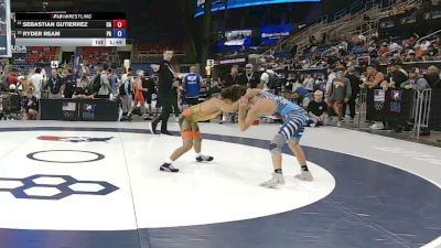 106 lbs Quarters - Sebastian Gutierrez, California vs Ryder Ream, Pennsylvania