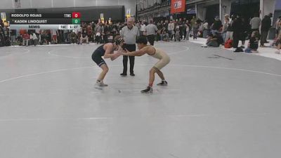 126 lbs Semis - Rodolfo Rojas, Team Tulsa Wrestling Club vs Kaden Lindquist