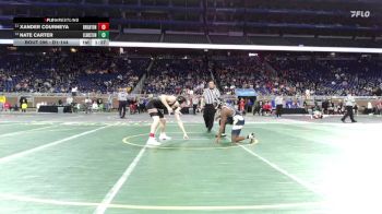 D1-144 lbs Semifinal - Xander Courneya, Brighton vs Nate Carter, Clarkston