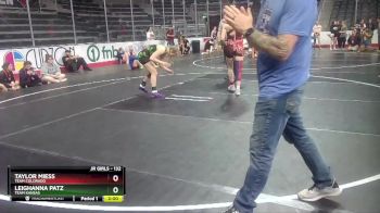 132 lbs Quarterfinal - Taylor Miess, Team Colorado vs Leighanna Patz, Team Kansas