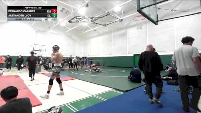 126 lbs Cons. Round 4 - Fernando Cazares, Warren vs Alexander Lvov, Calabasas