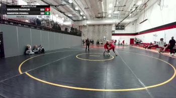 166-170 lbs Round 3 - Grayson Franklin, Rocky Ford vs Kingston Powell, Smoky Hill