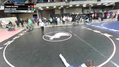 165 lbs Cons. Round 5 - Grant Ellison, Unattached vs Jeramy Hamm, Niles Notre Dame