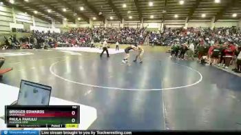 190 lbs Semifinal - Bridger Edwards, Grantsville vs Paula Pahulu, Mountain View