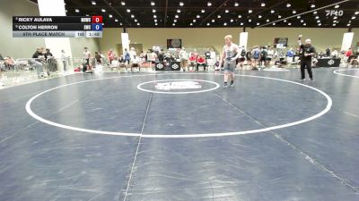 175 lbs 5th Place Match - Ricky Aulava, Mile High Wrestling Club vs Colton Herron, Shawnee Wrestling Club