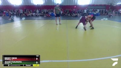 120 lbs Round 2 (16 Team) - Brody Miess, Riverdale vs Shane Fukumoto, Batavia