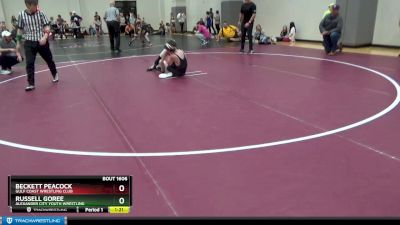 95 lbs Champ. Round 1 - Russell Goree, Alexander City Youth Wrestling vs Beckett Peacock, Gulf Coast Wrestling Club