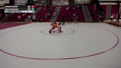 145 lbs Cons. Sub-semis - Kody Kohoutek, Minnesota State High School League vs Cassen Brumm, ANML