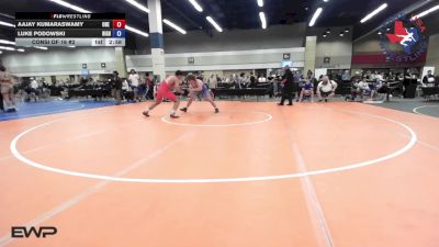 175 lbs Consi Of 16 #2 - Aajay Kumaraswamy, ONE Wrestling Academy vs Luke Podowski, Highlander Youth Wrestling Club (K - 8)