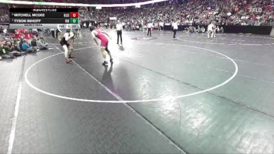 D3-157 lbs Semifinal - Tyson Imhoff, Iowa-Grant/Highland vs Mitchell McGee, Glenwood City