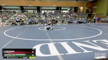 138 lbs Semifinals (8 Team) - Hunter Hollingsworth, EDMOND NORTH vs JJ McComas, STILLWATER