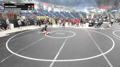 40 lbs Round Of 16 - Ezra Rosales, Jefferson Wrestling Club vs Nathan Schroeder, No Team