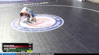 126 lbs Cons. Round 3 - Dylan Reyes, Berserker Wrestling Club vs Peter Aguilar, California