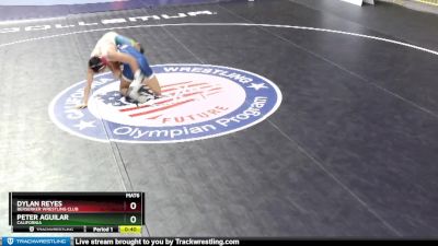 126 lbs Cons. Round 3 - Dylan Reyes, Berserker Wrestling Club vs Peter Aguilar, California