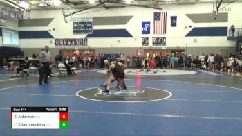 138 lbs 3rd Place Match - Trevor Oberbroeckling, Southeast Polk vs Cael Alderman, Olathe North