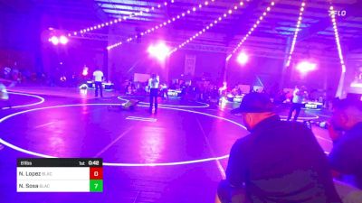 61 lbs Consolation - Nico Lopez, Black Fox Wrestling Academy vs Nicholas Sosa, Black Flag Wr Ac