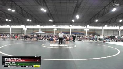 92 lbs Finals (8 Team) - Zackary Rowan, Middleton Wrestling Club vs Brody Cain, Big Cat Wrestling