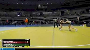 105 lbs Semis & 1st Wrestleback (8 Team) - Chase Dohrn, Z-M (Zumbrota-Mazeppa) vs Cassen Brumm, Annandale/Maple Lake