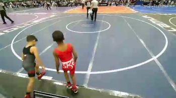 52 lbs Round Of 16 - Jahmir Dean, Askeo International Matclub vs Orlando Cruz, RedWave Wrestling