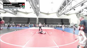 44 lbs Rr Rnd 3 - Trey Sanders, Mat Assassins Blue vs George Gerasimov, Revival White K-3