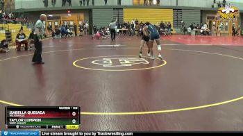 110 lbs Semifinal - Taylor Lumpkin, West Albany vs Isabella Quesada, Wilsonville