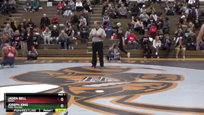 197 lbs 1st Place Match - Joseph King, Thiel College vs Jaden Bell, Hiram