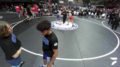 150 lbs Mika Ontiveros, SJWA - San Joaquin Wrestling Association vs Kaileb Cadena, KCWA - Kern County Wrestling Association