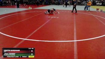 93 lbs Cons. Round 3 - Griffin Bargmann, GSL vs Jace Conway, Caledonia/Houston