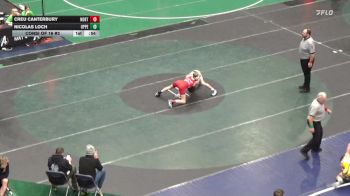 110 lbs Consi Of 16 #2 - Creu Canterbury, Northern York vs Nicolas Loch, Upper Perkiomen