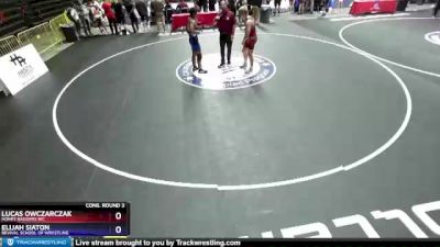 170 lbs Cons. Round 3 - Lucas Owczarczak, Honey Badgers WC vs Elijah Siaton, Revival School Of Wrestling