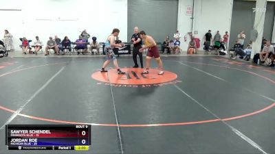 250 lbs Round 3 (8 Team) - Sawyer Schendel, Minnesota Blue vs Jordan Roe, Michigan Blue