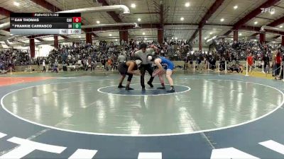 157 lbs Cons. Round 2 - Ean Thomas, Carson vs Frankie Carrasco, SLAM! Nevada