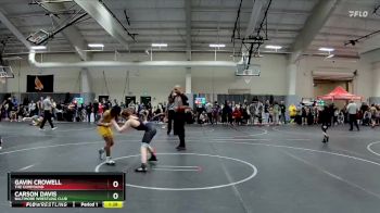 97 lbs 3rd Place Match - Carson Davis, Baltimore Wrestling Club vs Gavin Crowell, The Compound