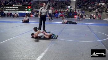 52 lbs Cons. Round 3 - Maverick Wilkey, Haysville vs Damon Sidoriak, Salina